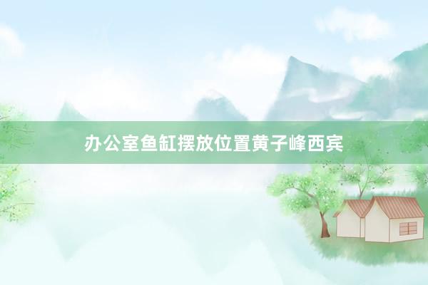 办公室鱼缸摆放位置黄子峰西宾