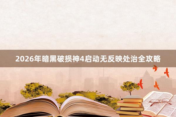 2026年暗黑破损神4启动无反映处治全攻略